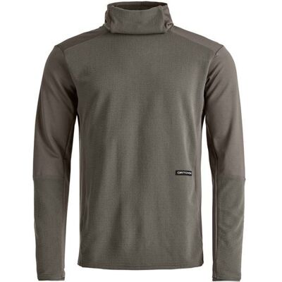 Polaire Ortovox FLEECE CORD HOODIE M (grigio scuro marrone) uomo L Polaire Ortovox FLEECE CORD HOODIE M (grigio scuro marrone) uomo L