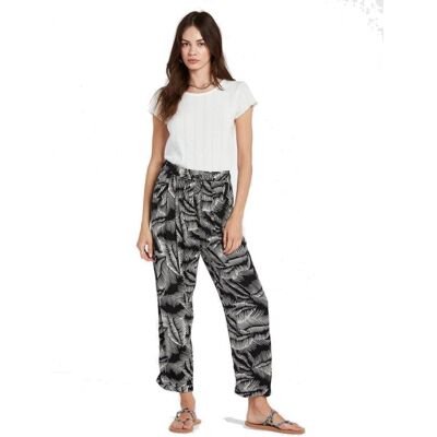 Volcom Stay Palm Pants (nero/bianco) Donna XS Volcom Stay Palm Pants (nero/bianco) Donna XS