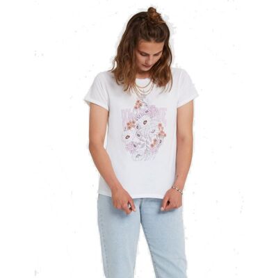 Volcom Radical Daze Tee (Bianco) Donna XS Volcom Radical Daze Tee (Bianco) Donna XS