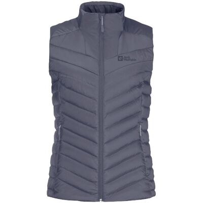 Jack Wolfskin JACK WOLSKIN PASSAMANI DOWN VEST (Dolphin) Donna Piumino senza maniche XS Jack Wolfskin JACK WOLSKIN PASSAMANI DOWN VEST (Dolphin) Donna Piumino senza maniche XS