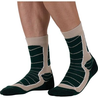 Calze da trekking Monnet TREK MEDIUM (Beige/verde) 39-40 Calze da trekking Monnet TREK MEDIUM (Beige/verde) 39-40