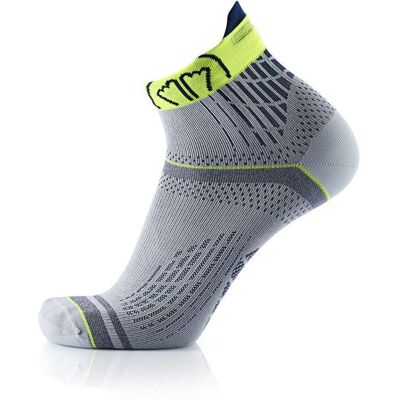 Calzini da corsa SIDAS Run Feel (grigio/giallo) 37-38 Calzini da corsa SIDAS Run Feel (grigio/giallo) 37-38