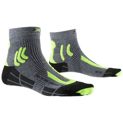 XSOCKS X-SOCKS Trek Retina Calzini a taglio basso (grigio melange/giallo fenice) 35-38 XSOCKS X-SOCKS Trek Retina Calzini a taglio basso (grigio melange/giallo fenice) 35-38