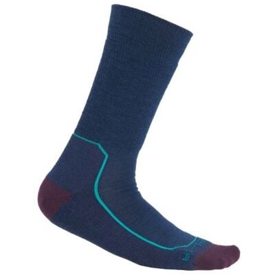 Calze da trekking da donna Icebreaker Hike+ Medium crew (Royal Navy/Night Shad/Flex Green) 35-37 Calze da trekking da donna Icebreaker Hike+ Medium crew (Royal Navy/Night Shad/Flex Green) 35-37