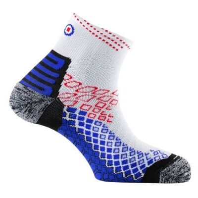 Calzini Thyo SOCQUETTE PRO MARATHON GREEN S (BIANCO / TRICOLORE) 35-37 Calzini Thyo SOCQUETTE PRO MARATHON GREEN S (BIANCO / TRICOLORE) 35-37