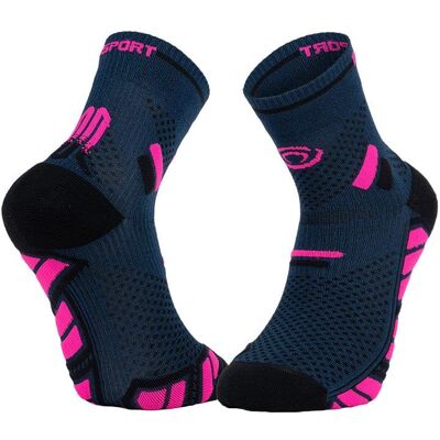 Calze da trail BV sport SOCQUETTE TRAIL ULTRA.2 "MID" (BLU/ROSE) 45-47 Calze da trail BV sport SOCQUETTE TRAIL ULTRA.2 "MID" (BLU/ROSE) 45-47