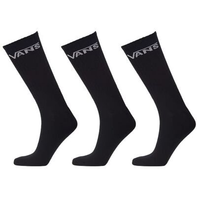 Confezione da 3 calzini Vans Classic Crew ROX (nero) 38.5-42 Confezione da 3 calzini Vans Classic Crew ROX (nero) 38.5-42