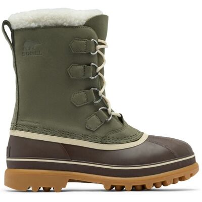 Stivali da dopo sci Sorel Caribou (Stone Green/Tobacco) uomo 11,5 Stivali da dopo sci Sorel Caribou (Stone Green/Tobacco) uomo 11,5