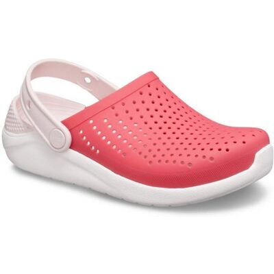 Crocs Kids Literide Clog (Poppy/White) bambini 28-29 Crocs Kids Literide Clog (Poppy/White) bambini 28-29