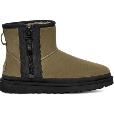Stivali UGG W CLASSIC MINI ZIPPER TAPE LOGO (Burnt Olive) Donna 37 (6 US) Stivali UGG W CLASSIC MINI ZIPPER TAPE LOGO (Burnt Olive) Donna 37 (6 US)