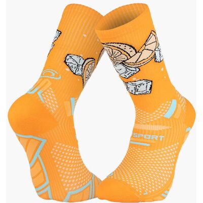 Calze da trail BV sport SOCQUETTE TRAIL ULTRA.2 COLLECTOR "NUTRI" BIRRA BIONDA (SPRITZ) 45-47 Calze da trail BV sport SOCQUETTE TRAIL ULTRA.2 COLLECTOR "NUTRI" BIRRA BIONDA (SPRITZ) 45-47