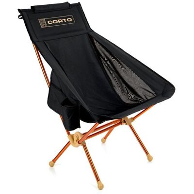 Sedia da campeggio Corto Folding Chair XL (Black) TU Sedia da campeggio Corto Folding Chair XL (Black) TU