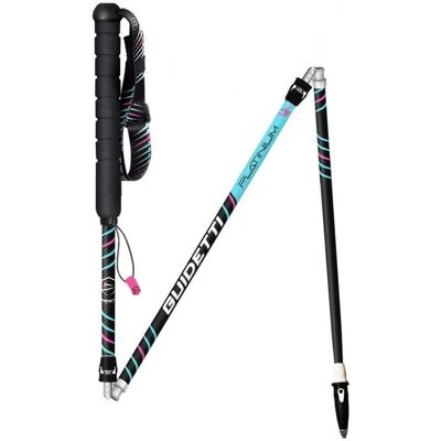 Bastoncini da trail da donna Guidetti Platinium Aero Pulse (turchese/nero) 105 cm Bastoncini da trail da donna Guidetti Platinium Aero Pulse (turchese/nero) 105 cm