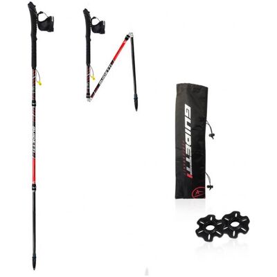 Pali da trail Guidetti Argento Neo (nero/rosso) 115 Pali da trail Guidetti Argento Neo (nero/rosso) 115