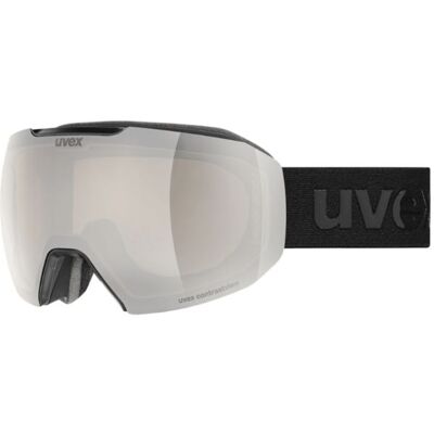Maschera da sci Uvex Epic ATTRACT S - Nero opaco / Argento specchio Maschera da sci Uvex Epic ATTRACT S - Nero opaco / Argento specchio