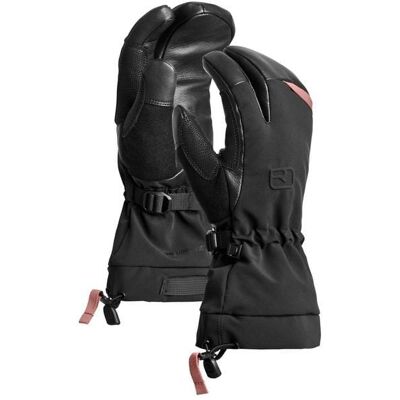 Gant Ortovox MER. FREERIDE 3 FINGER GLOVE W (nero corvino) Donna M Gant Ortovox MER. FREERIDE 3 FINGER GLOVE W (nero corvino) Donna M
