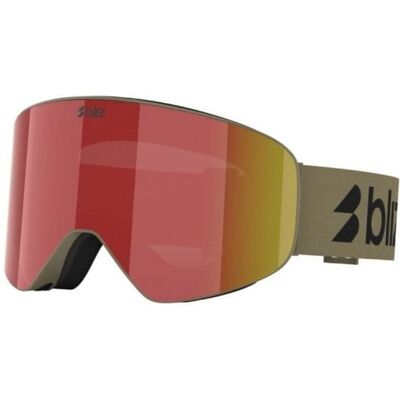 Maschera da sci Bliz FLOW (MATTE CAMO GREEN - Marrone/rosso multicolore) 00 Maschera da sci Bliz FLOW (MATTE CAMO GREEN - Marrone/rosso multicolore) 00