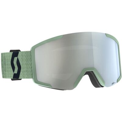 Maschera da sci Scott Shield (verde chiaro/nero - AMP chrome bianco S2) Cat.2 ONE SIZE Maschera da sci Scott Shield (verde chiaro/nero - AMP chrome bianco S2) Cat.2 ONE SIZE