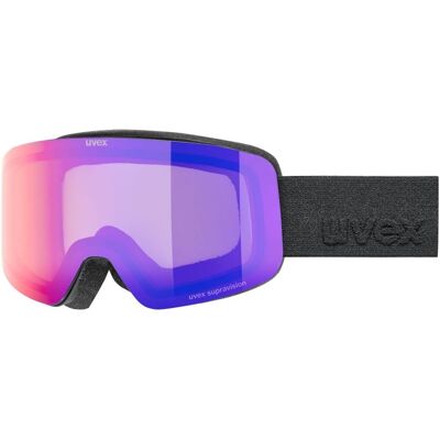 Maschera da sci Uvex PWDR FM (BLACK MATT - S2 MIRROR RUBY) bambino TU Maschera da sci Uvex PWDR FM (BLACK MATT - S2 MIRROR RUBY) bambino TU