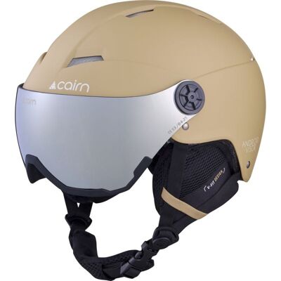Casco da sci con visiera Cairn Android Visor (MAT LINEN) 59-60 Casco da sci con visiera Cairn Android Visor (MAT LINEN) 59-60