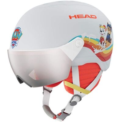Casco da sci con visiera HEAD Yuki Visor Paw (sky) bambino XS-S Casco da sci con visiera HEAD Yuki Visor Paw (sky) bambino XS-S