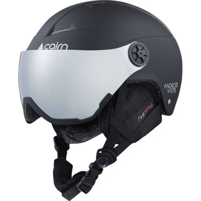 Casco da sci con visiera Cairn Android Visor J (Nero Opaco) Bambino Cat. 3 46-48 cm Casco da sci con visiera Cairn Android Visor J (Nero Opaco) Bambino Cat. 3 46-48 cm