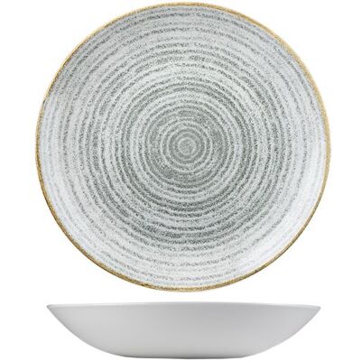 Piatti fondo Churchill 426ml grigio pietra - Rotondo Piatti fondo Churchill 426ml grigio pietra - Rotondo