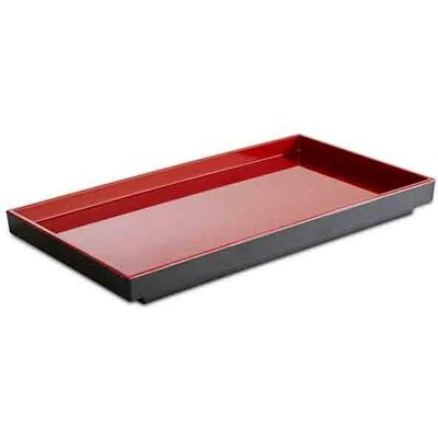 APS Vassoio GN 1/3 "Asia Plus" 17,6 x 32,5 cm Rosso, Nero APS Vassoio GN 1/3 "Asia Plus" 17,6 x 32,5 cm Rosso, Nero