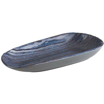 APS Piatto "Loops" 15,5 x 34 cm Blu, Grigio APS Piatto "Loops" 15,5 x 34 cm Blu, Grigio