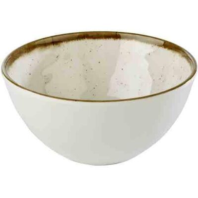 APS Ciotola "Stone Art" 15 cm Bianco, Marrone APS Ciotola "Stone Art" 15 cm Bianco, Marrone