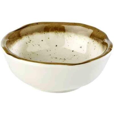 APS Ciotola "Stone Art" 8 cm Bianco, Marrone APS Ciotola "Stone Art" 8 cm Bianco, Marrone