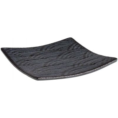 APS Vassoio quadrato "Dark Wave" 14 x 14 cm APS Vassoio quadrato "Dark Wave" 14 x 14 cm