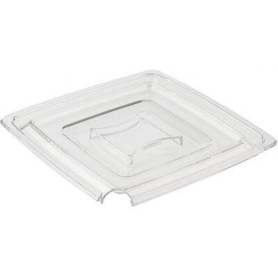 APS Coperchio "Pure" con incasso per cucchiaio 19,5 x 19,5 cm APS Coperchio "Pure" con incasso per cucchiaio 19,5 x 19,5 cm