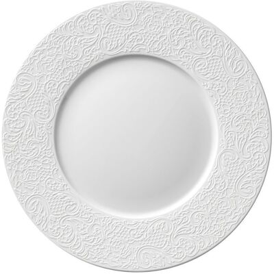 Degrenne Piatto piano 28 cm Collection L Couture Bianco Degrenne Piatto piano 28 cm Collection L Couture Bianco