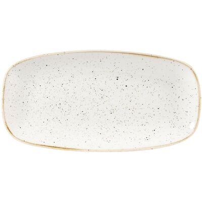 Churchill Chefs piatto ovale in stoneware marrone bianco - 12 pz. Churchill Chefs piatto ovale in stoneware marrone bianco - 12 pz.