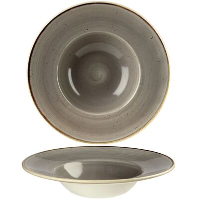 Churchill Stonecast Peppercorn - Piatto fondo da 28cm - Stile rustico Churchill Stonecast Peppercorn - Piatto fondo da 28cm - Stile rustico