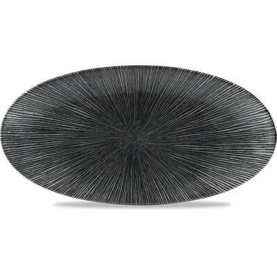 Churchill Piatto Ovale 29,9 X 15 Cm Studio Prints Homespun Agano Black Churchill Piatto Ovale 29,9 X 15 Cm Studio Prints Homespun Agano Black