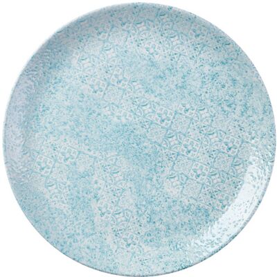 Churchill Piatto Piano 26 Cm Vintage Prints Med Tiles Aquamarine Churchill Piatto Piano 26 Cm Vintage Prints Med Tiles Aquamarine