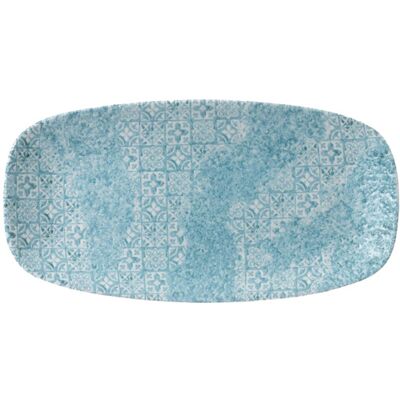 Churchill Piatto Oblungo 35,5 X 18,9 Cm Vintage Prints Med Tiles Aquamarine Churchill Piatto Oblungo 35,5 X 18,9 Cm Vintage Prints Med Tiles Aquamarine