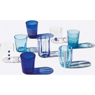 Zafferano Tumbler 6 pezzi Melting Pot Blu e Acquamarina Zafferano Tumbler 6 pezzi Melting Pot Blu e Acquamarina