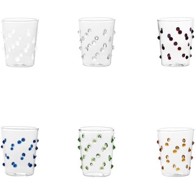 Zafferano Tumbler Junior 6 pezzi 9,5 cl Party Trasparente Zafferano Tumbler Junior 6 pezzi 9,5 cl Party Trasparente