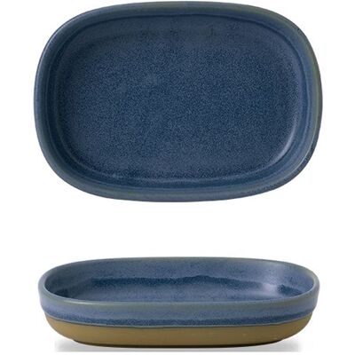 Churchill Piatto Rettangolare 17,3 X 11,9 X 3,3 Cm Emerge Oslo Blue Churchill Piatto Rettangolare 17,3 X 11,9 X 3,3 Cm Emerge Oslo Blue