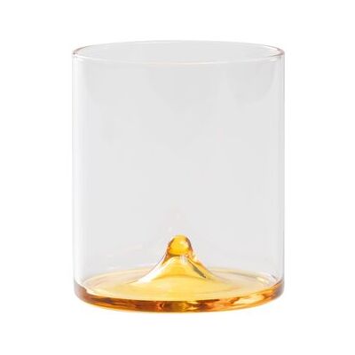 Zafferano Tumbler 34,5 cl Discobolo Trasparente/Giallo Oro Zafferano Tumbler 34,5 cl Discobolo Trasparente/Giallo Oro