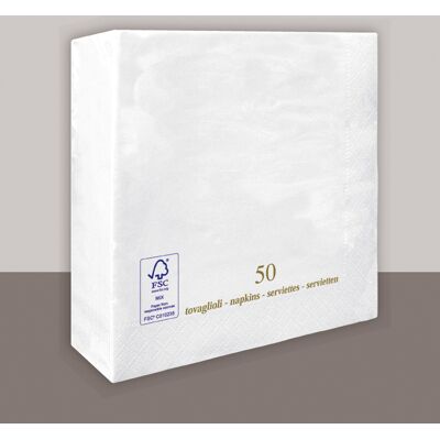 Tirolix Tovagliolo Bianco 3 Veli 40x40 cm 1000 Pezzi Tirolix Tovagliolo Bianco 3 Veli 40x40 cm 1000 Pezzi