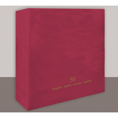 Tirolix Tovagliolo Bordeaux 2 Veli 40x40 cm 1200 Pezzi Tirolix Tovagliolo Bordeaux 2 Veli 40x40 cm 1200 Pezzi