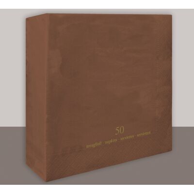 Tirolix Tovagliolo Marrone 2 Veli 40x40 cm 1200 Pezzi Tirolix Tovagliolo Marrone 2 Veli 40x40 cm 1200 Pezzi