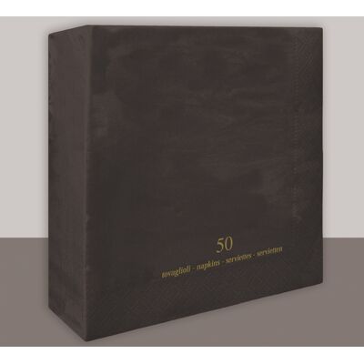 Tirolix Tovagliolo Nero 2 Veli 40x40 cm 1200 Pezzi Tirolix Tovagliolo Nero 2 Veli 40x40 cm 1200 Pezzi