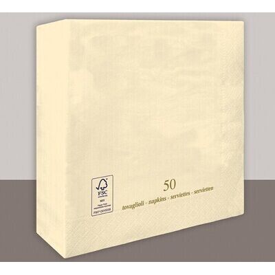 Tirolix Tovagliolo Panna 3 Veli 40x40 cm 1000 Pezzi Tirolix Tovagliolo Panna 3 Veli 40x40 cm 1000 Pezzi