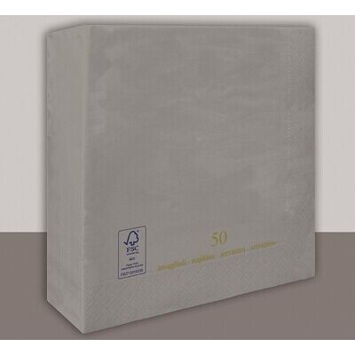 Tirolix Tovagliolo Grigio Satin 3 Veli 40x40 cm 1000 Pezzi Tirolix Tovagliolo Grigio Satin 3 Veli 40x40 cm 1000 Pezzi