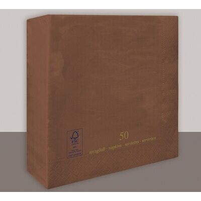 Tirolix Tovagliolo Marrone 3 Veli 40x40 cm 1000 Pezzi Tirolix Tovagliolo Marrone 3 Veli 40x40 cm 1000 Pezzi